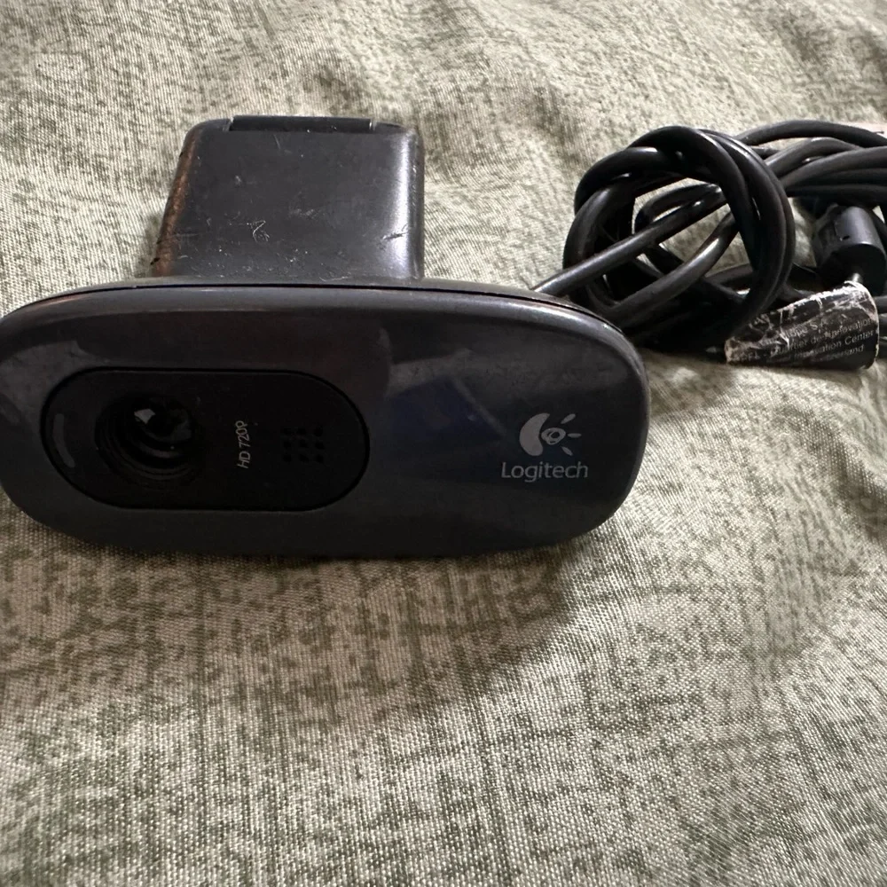 Logitech HD 720p webcam w/ microphone
